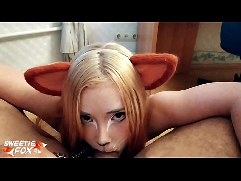 ❤️ Kitsune dîk û kum di devê xwe de dadiqurtîne ️❌ Derb li me ﹏